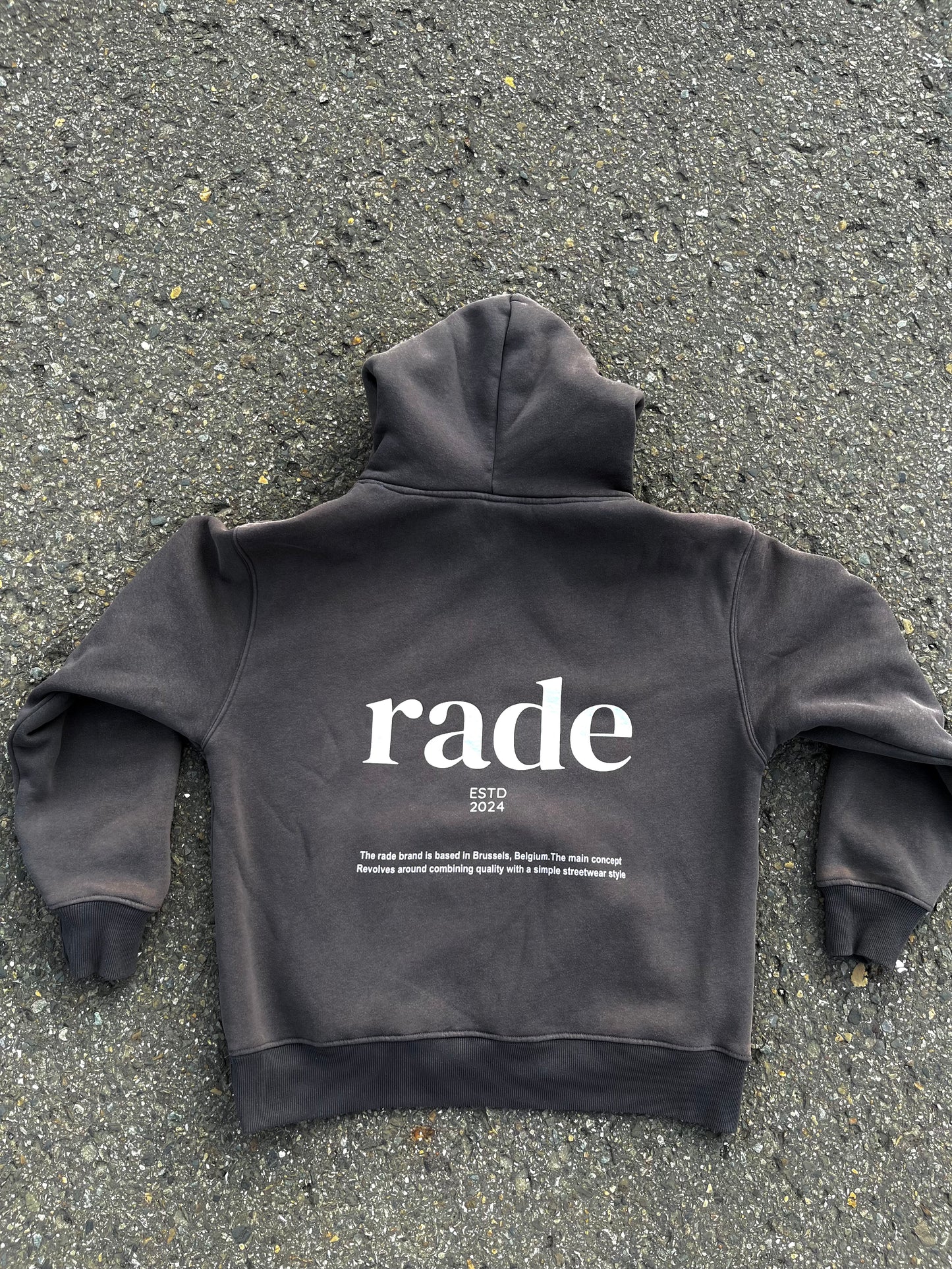 Hoodie a capuche rade
