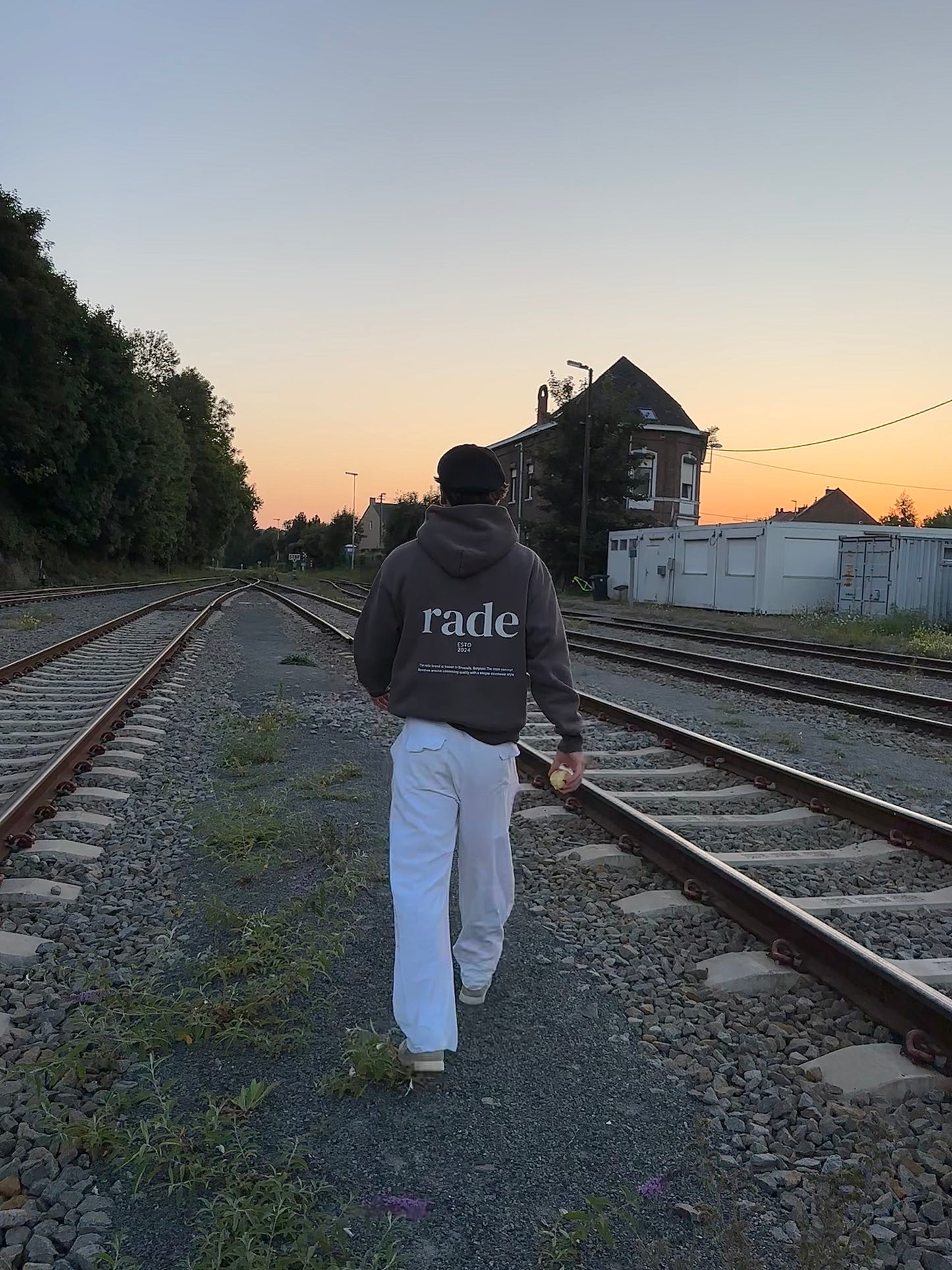 Hoodie a capuche rade